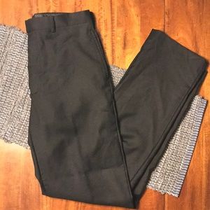 Mens Black Calvin Klein Slim Fit Dress Pants 32x34